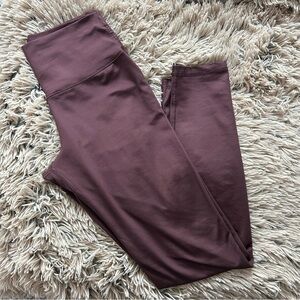 Aerie • burgundy High-Waisted shine Leggings